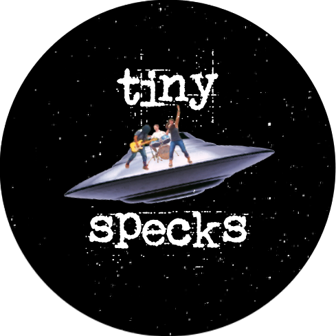 Band logo with spaceship